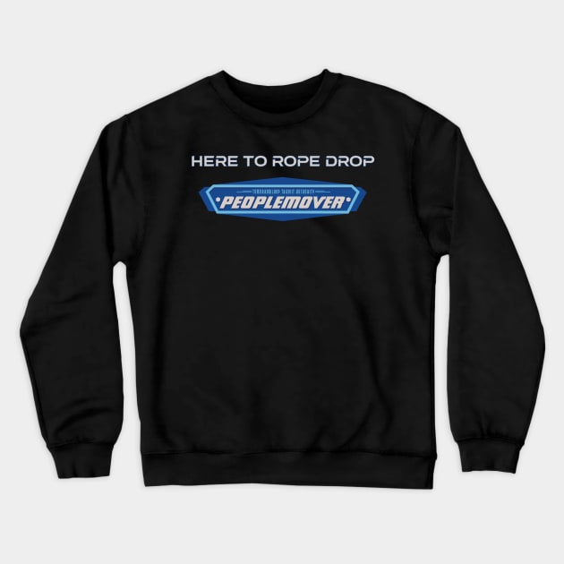 Rope Drop Peoplemover Crewneck Sweatshirt by Tomorrowland Arcade